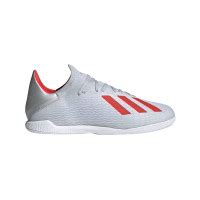 adidas X 19.3 Zaalvoetbalschoenen Zilver Rood 